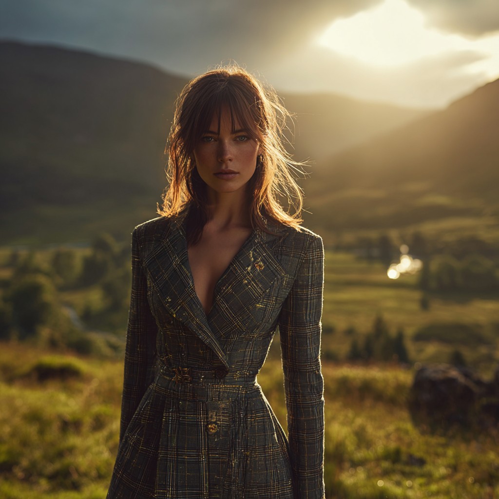La Robe Écossaise : quand le tartan des clans entre dans le vestiaire féminin